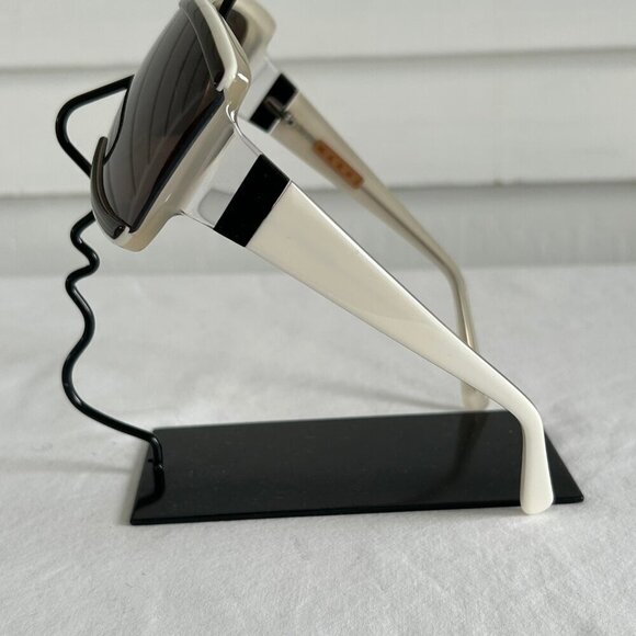 Marni Shield Sunglasses Wraparound Brown Oversized Avant Garde Unisex main image 11